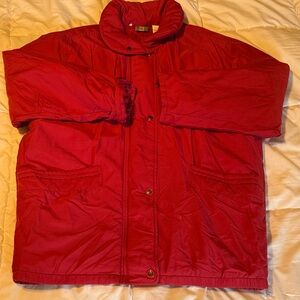 Men's Red Ski Jacket - Insulated Winter Coat
